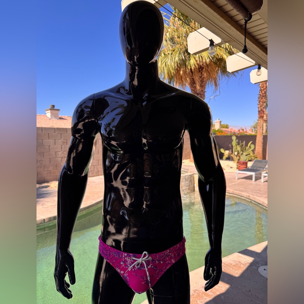 Brand New Men's Pink Swim Briefs